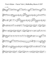 Download lagu fire water faizal tahir mp3 dapat kamu download secara gratis di metrolagu. Boboiboy Movie 2 Ost Fire Water Faizal Tahir Violin Sheet Music Sheet Music For Violin Solo Musescore Com