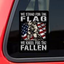 Check spelling or type a new query. We Stand For The Flag We Kneel For The Fallen Decal Sticker With Free Shipping Fall Decal Stand For The Flag Kneeling