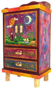 Love The Whimsical Furniture That Sticks Makes Whimsical Painted Furniture Whimsical Furniture Painted Furniture