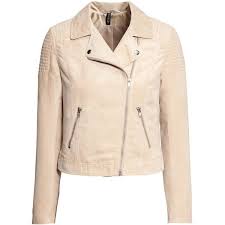 H M Biker Jacket Jackets Fake Leather Jacket Pink Biker Jacket