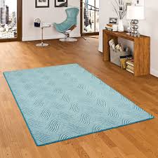 Teppiche passend zu deinem stil und budget bei wayfair.de entdecken, versandkostenfrei ab 30 €. Konturenschnitt Hochflor Langflor Teppich Frieda Turkis Wellen Rund