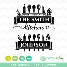Kitchen Made With Love Svg Better Life Blog In 2020 Cricut Svg Files Free Silhouette Cameo Free Svg