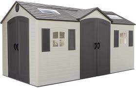 $200 to $500 (1) results. Amazon Com Lifetime 60079 Outdoor Storage Dual Entry Shed 15 X 8 Ft Desert Sand Storage Sheds Garden Outdoor