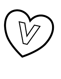 These large bold letters are ideal for decorating with rubber stamps or, for a quick card handmade card, cut the letter from decorative or scrapbooking paper and attach to a card blank. File Valentines Day Hearts V Alphabet At Coloring Pages For Kids Boys Dotcom Svg Wikimedia Commons
