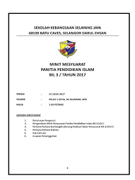 Minit mesyuarat panitia pendidikan islam dan bahasa arab kali kedua tahun 2020. Minit Mesyuarat Panitia Pendidikan Jasmani Unit Pendidikan Islam Ppd Sabak Bernam Buletin Syiar 4 8 1 Gpk Kokurikulum Berharap Kerjasama Panitia Pendidikan Jasmani Dan Sukan Menjaga Peralatan Dengan Baik Supaya Murid Tidak Tercedera Anakkuanjin