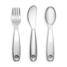 Spoons were carried as personal property in much the same way as people today carry wallets, key rings, etc. Polish Stainless Steel Toddler Fork Knife Spoon Set Munchkin