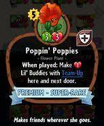 Poppin Poppies Poppin Poppies Plants Vs Zombies