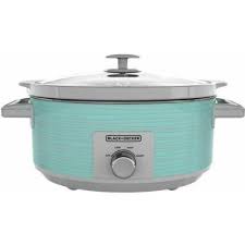 Black And Decker Wifi Slow Cooker 7 Quart Slow Cooker Aqua Accesorios De Cocina Coccion Lenta Olla De Coccion Lenta