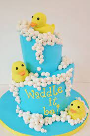 Baby Shower Cakes New York Rubber Ducky Custom Cakes Sweet Grace Cake Designs