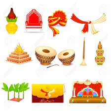 Pin By Arockia Monsingh On Park Wedding Symbols Wedding Vector Art Hindu Wedding Cards