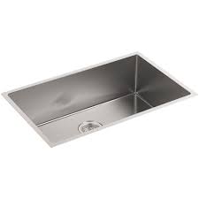Are kohler sinks made in usa. Kohler Strive Undermount Stainless Steel 18 3125x29x9 3125 0 Hole Single Bowl Kitchen Sink The Home Depot Canada