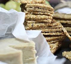 Buttery No Wheat Thin Crackers W Aged Treenut Cheese Cranberry Compote Stylenectar