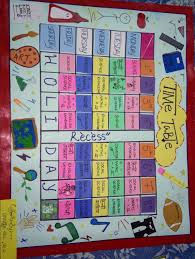 Cute Ideas For Time Table Chart Making