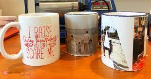 How To Sublimate Onto Ceramic Mugs Using Silhouette Studio Free Mug Wrap Size Template Ceramic Mugs Mugs Sublimation Mugs
