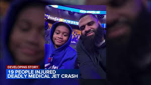10-year-old boy 'pushing through' after being hit by flying debris from  plane crash
