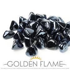 Either way, you can't go wrong. Fire Glass Golden Flame 10 Pound Fire Glass 1 Inch Onyx Black Reflective Fire Diamonds Patio Lawn Garden