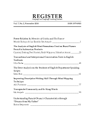 Pemilihan nama usaha untuk makanan juga menjadi salah satu faktor keberhasilan bisnis yang anda jalankan. Pdf Register Journal Vol 7 No 2 November 2014 Register Journal Academia Edu