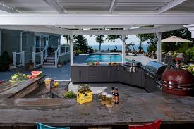 Pool And Outdoor Kitchen Designs