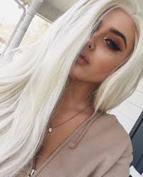 Use purple or some other toning shampoo that will prevent unwanted changes in the blonde hair. White Hair Dye How To Dye Your Hair White Blonde
