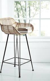 Flat Rattan Counter Stool Natural Rattan Counter Stools Rattan Bar Stools Dining Room Furniture Modern