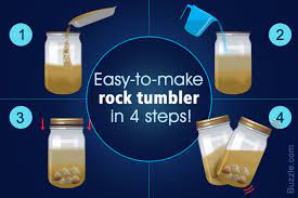 So polishing rocks was the excuse for building the tumbler, but the actual reason was that i wanted this is what the first run of my diy tumbler looked like: Extremely Easy Instructions On How To Make A Rock Tumbler At Home Science Struck