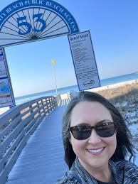 Introducing myself and sharing a photo from MB Miller Pier