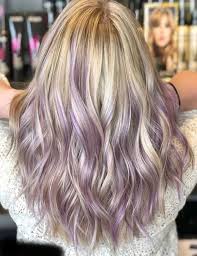 But if your hair is fine or you prefer sleek hairstyles, you should better opt for a dimensional blonde color like one of the balayage examples. 77 Best Hair Highlights Ideas With Color Types And Products Explained Light Purple Hair Purple Blonde Hair Lilac Hair Color
