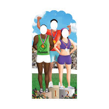 Someone comes close to the line you smile and say halt. Amazon Com Star Cutouts Olympic Games Cardboard Cutout Stand Up Party Prop Stand In 77 X 38 Home Kitchen