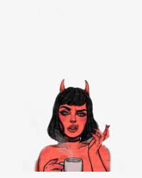 Red devil fireworks are an important part of every festival and occasion as they make your events you can select from a wide variety of red devil fireworks such as sparkler, smoke bombs, roman. Devil Devilgirl Red Smoke Coffee Shop Look Girl Devil Girl Smoking And Drinking Coffee Cartoon Hd Png Download Kindpng