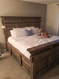 Diy King Size Bed Free Plans Rustic Bed Frame Bedroom Furniture Beds King Bed Frame
