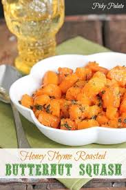 Honey Thyme Roasted Butternut Squash Recipe Side Dish Recipes Healthy Recipes Real Food Recipes