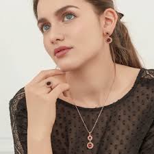 Кольцо Isabelle gold Burgundy, MJ Paris, Swarovski ®