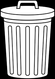 By default, the picture is black and white, and any part of it can be left unpainted. Bin Cliparts Cliparts Zone