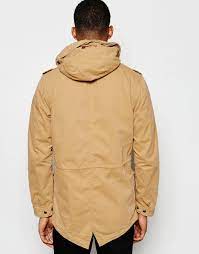 Scotch Soda Parka Jacket In Beige Natural For Men Lyst