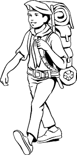 Students can color a picture of a backpack. Boyscout Camping Backpack Coloring Pages Netart