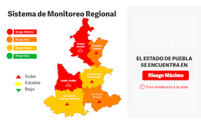 Se evaluarán los municipios semanalmente y mediante resolución del consejero de sanidad se publicará la relación de municipios con sus niveles correspondientes y la fecha entrada en vigor. Aumento En Contagios De Covid 19 Coloca A Puebla Capital En Semaforo Rojo