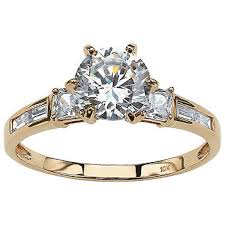 In partnership with fingerhut, webbank is the national issuer of the fingerhut advantage credit account, and the fingerhut freshstart installment both products can be used to finance purchases through www.fingerhut.com or the fingerhut catalog. Fingerhut Palmbeach Jewelry 10k Yellow Gold Round Princess Cut And Baguette Cz Engagement Ring