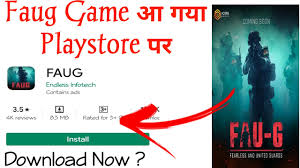 Download Faug Game Officially From Playstore How To Download Faug Game Youtube