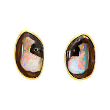 Boulder opal is found only in the arid regions of western queensland, australia. Feiner Ohrschmuck Mit Boulder Opal