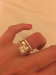 Stacked Ring Envy Engagementringsprincesscut Stackingrings Cartier Love Ring Unique Engagement Rings Cartier Wedding Rings