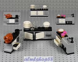 Check spelling or type a new query. Lego 3 Pcs Kitchen Appliance Oven Sink Cupboard Dishes Minifigure Food 10243 Ebay