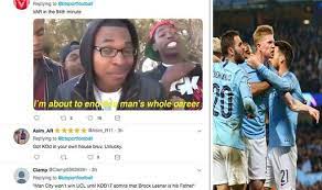 Manchester city vs psg chelsea vs porto bayern munich vs liverpool. Liverpool Fans Troll Man City After Kevin De Bruyne Video Emerges From Tottenham Clash Football Sport Express Co Uk