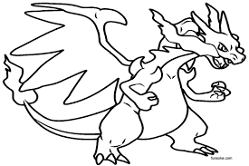 These days, i propose pokemon coloring pages for you, this content is similar with clover sofia the first coloring pages printable. Printable Pokemon Coloring Pages Mega Charizard X Funsoke Coloring Home