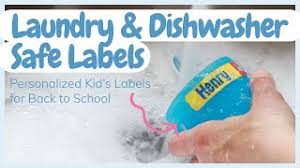 Usually ships next biz day plus free shipping for labels. Laundry Dishwasher Safe Labels Personalized Kids Labels For Back To School 2019 Mabel S Labels Youtube