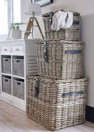 Dekorative Truhe Aus Rattan Koboo Grey In 3 Grossen Style At Home Truhe Aufbewahrungsbox
