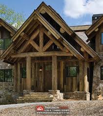 In contrast, a post and beam connection does not use mortise and tenon joinery. Exterior Entrance Post Beam Log Home Precisioncraft Log Homes Post And Beam Home Timber House Log Home Floor Plans