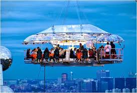Hanging Restaurant Belgium Jpg 602 407 Dinner In The Sky Sky World