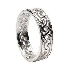 Celtic Knot Wedding Ring Silver Ladies Celtic Wedding Bands Silver Wedding Rings Celtic Wedding Rings