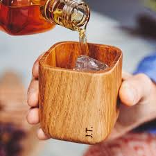 Another one up on our radar as. Personalised Whiskey Tumbler In Solid Oak By Mij Moj Design Notonthehighstreet Com