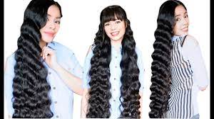 No Heat Plastic Cover Curls Heatless Korean Wavy Hair Long Hair Hairs Korean Wavy Hair Long Hair Styles Wavy Hairstyles Tutorial
